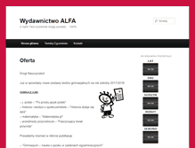 Tablet Screenshot of e-alfa.pl